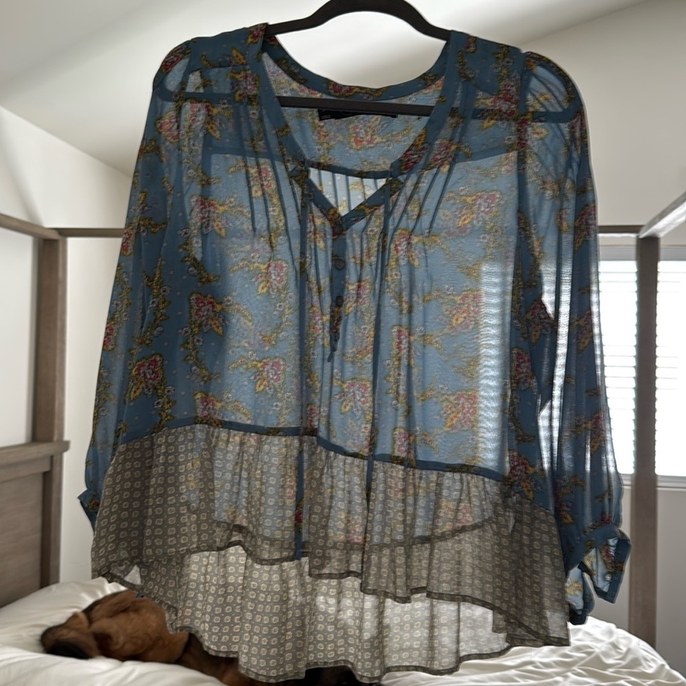 Patterson J. Kincaid Blouse Medium